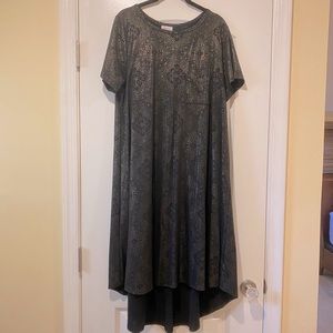 Lularoe Elegant Carly Dress - Black - XL